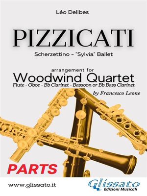 cover image of Pizzicati--Woodwind Quartet (Parts)